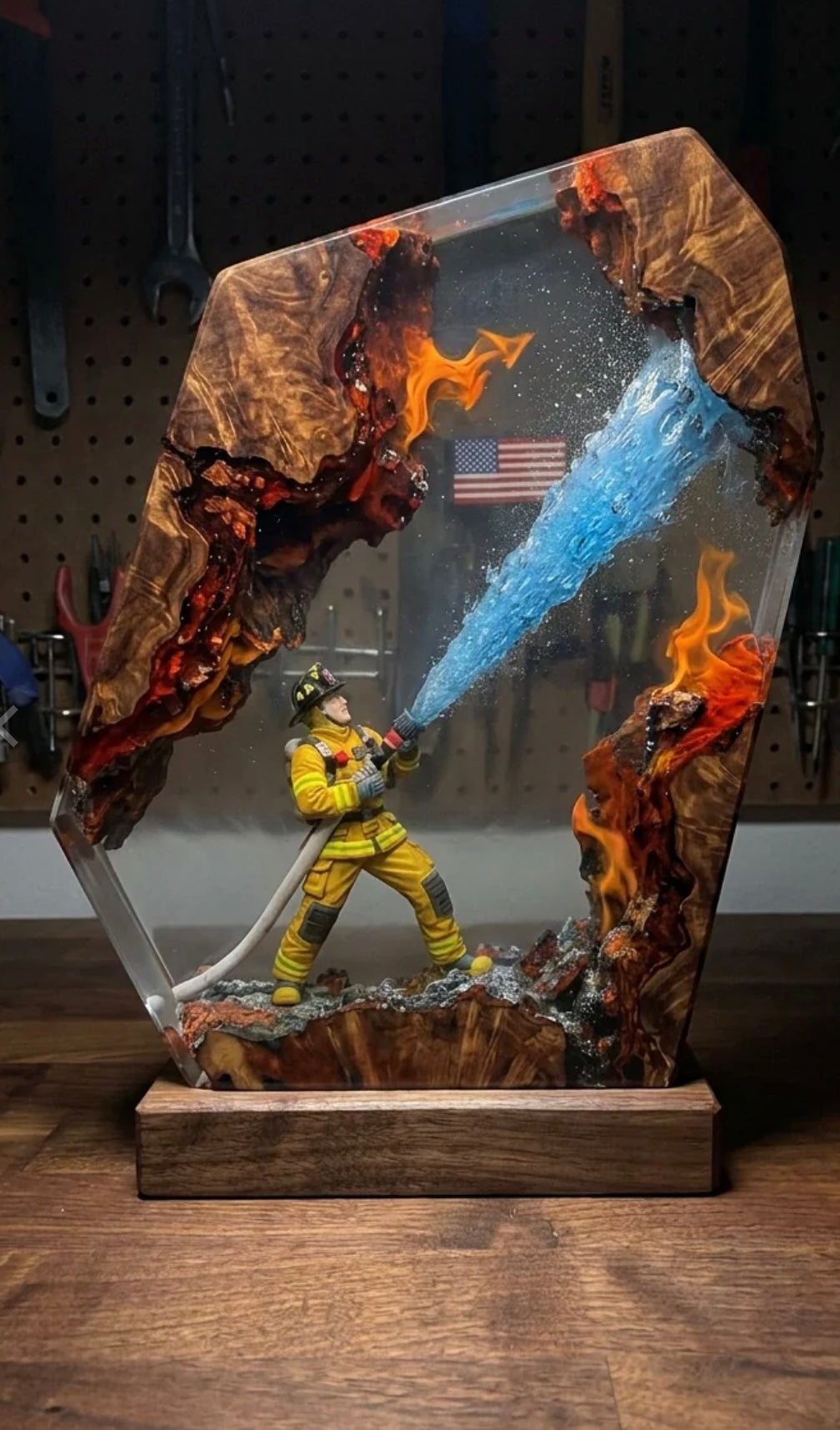 Firefighter lamp