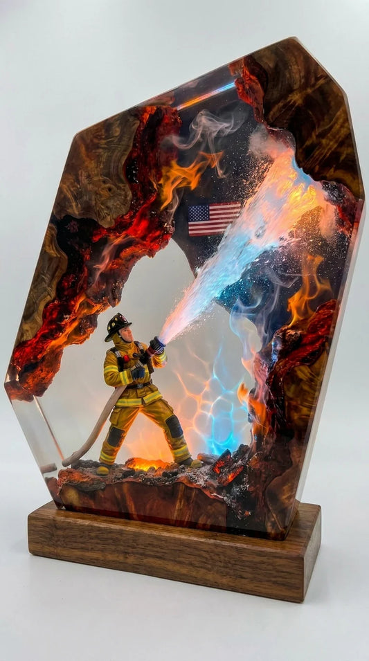 Firefighter lamp